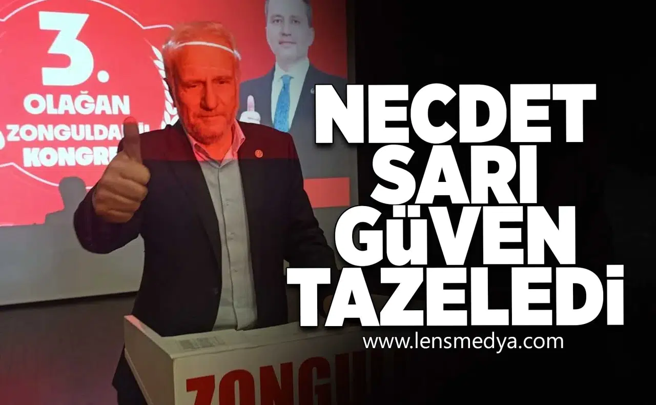 Necdet Sarı güven tazeledi!