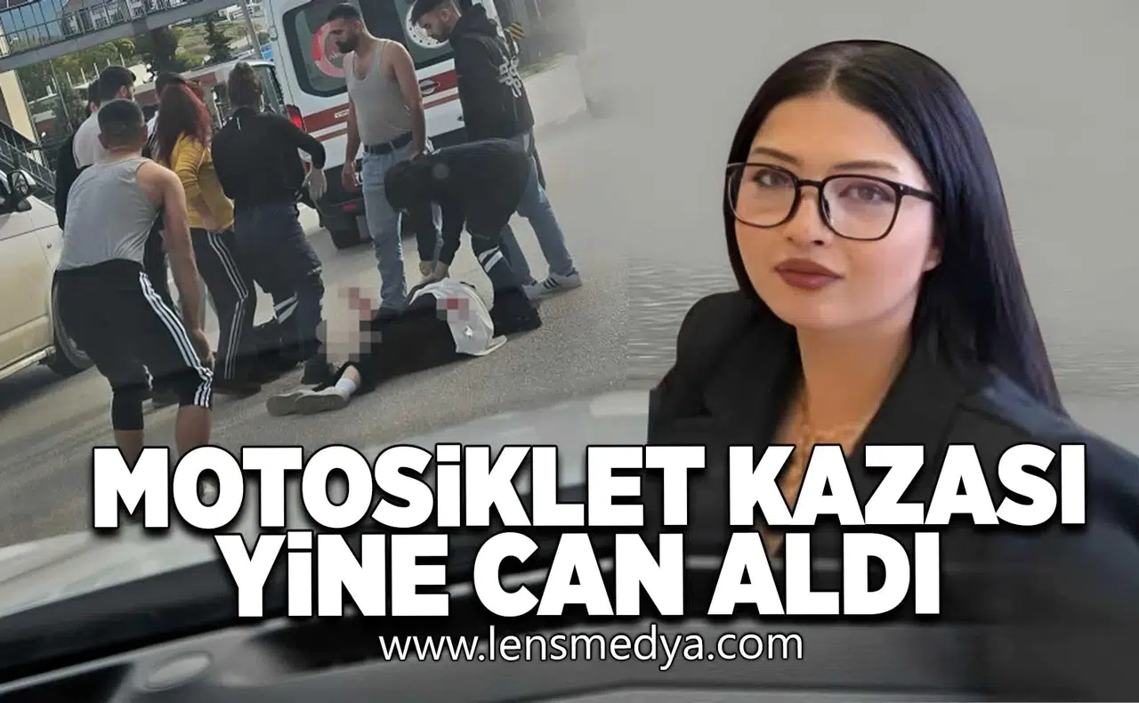 Motosiklet kazası yine can aldı!