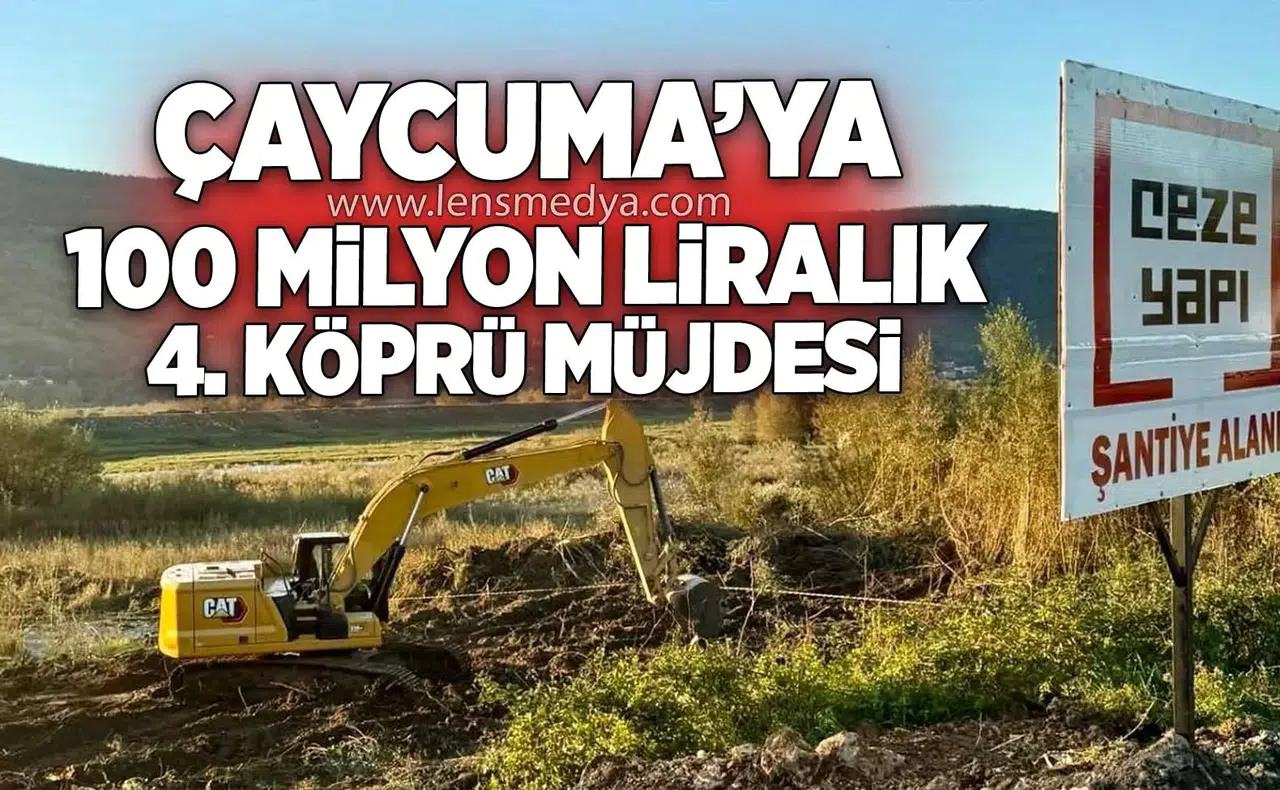 Çaycuma’ya 100 Milyon Liralık 4. Köprü Müjdesi