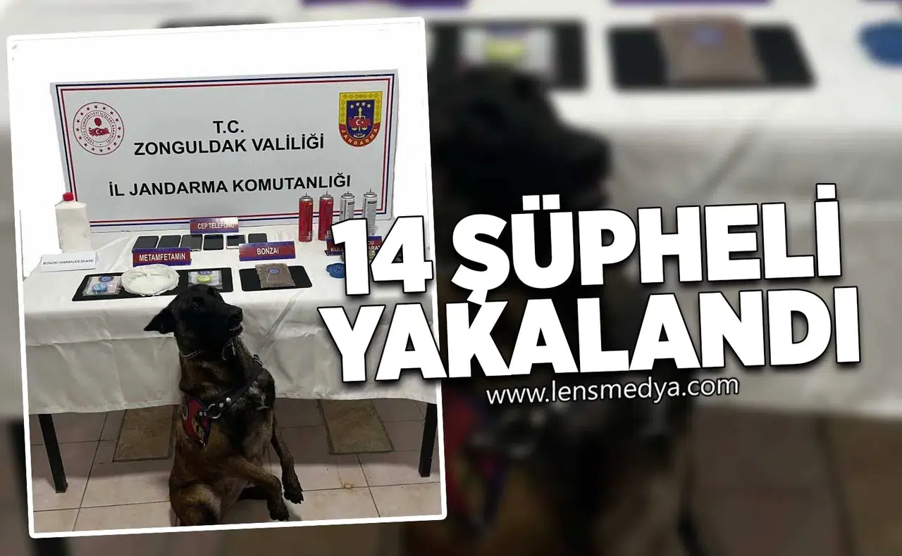 14 Şüpheli yakalandı!