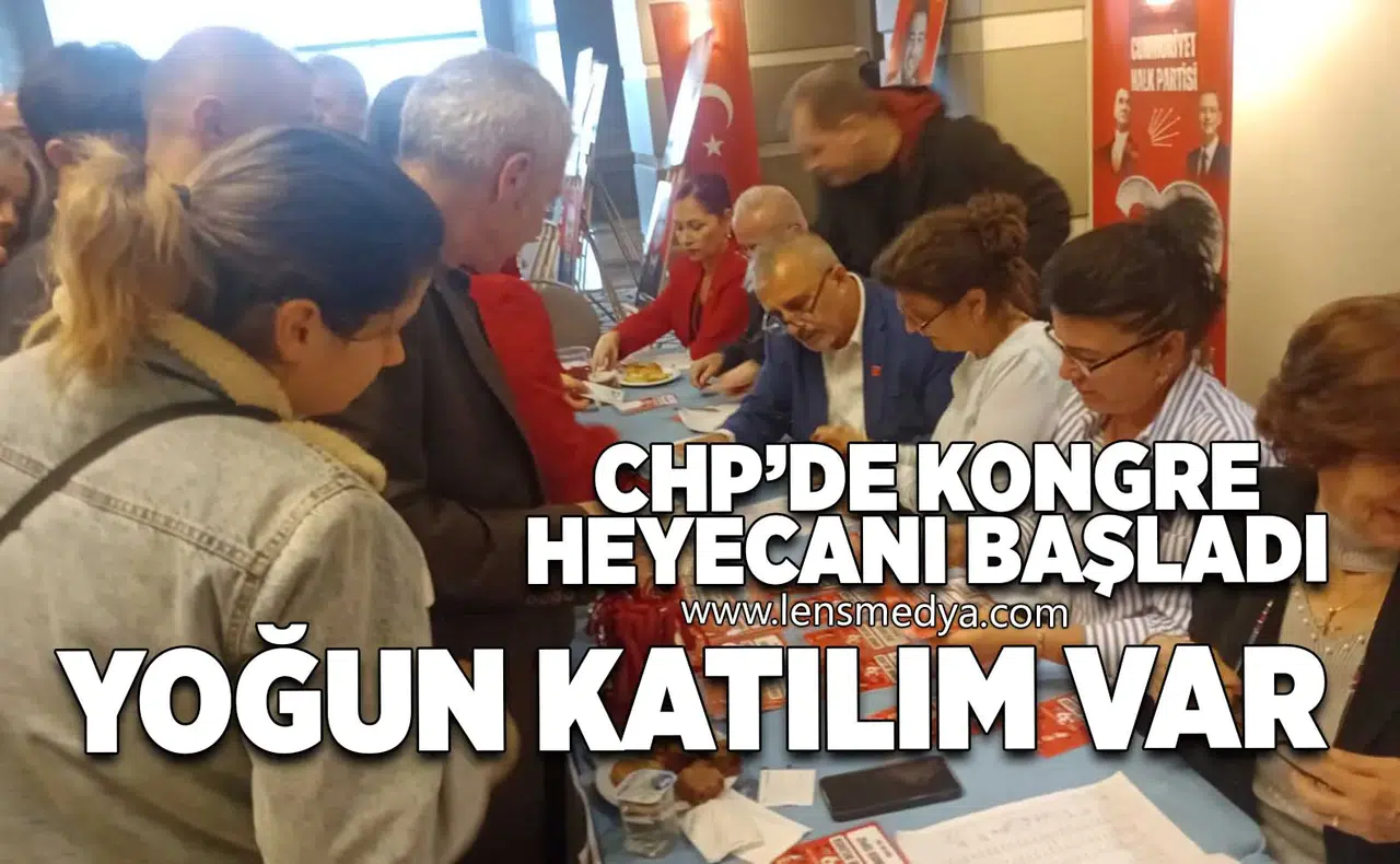 CHP'de kongre heyecanı başladı!