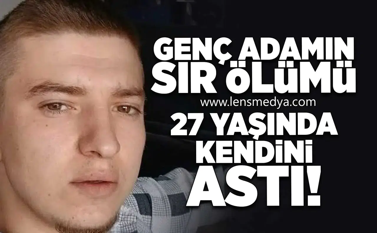 Genç adamın sır ölümü! Çaycuma şokta...