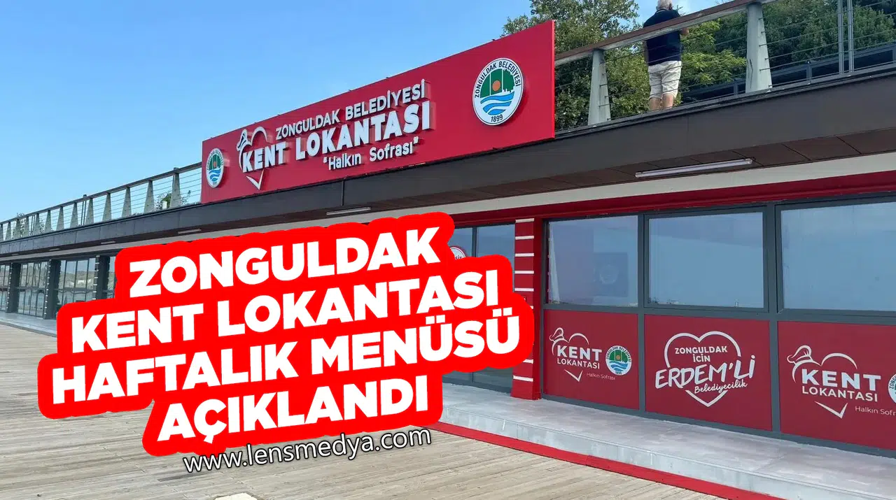 Zonguldak Kent Lokantası Haftalık Menüsü Açıklandı