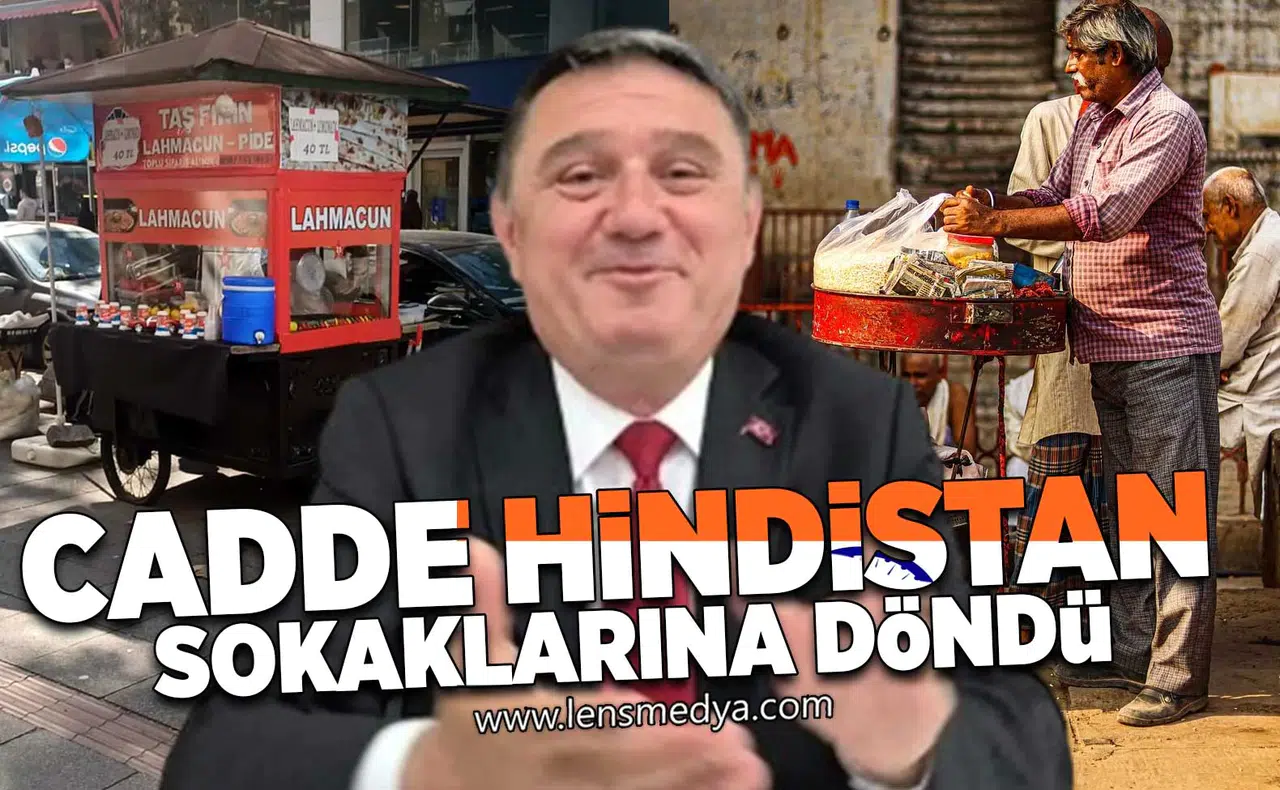 Cadde Hindistan sokaklarına döndü!