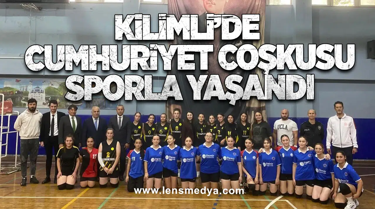 Kilimli’de Cumhuriyetimizin 102. yılı, sportif etkinliklerle kutlandı