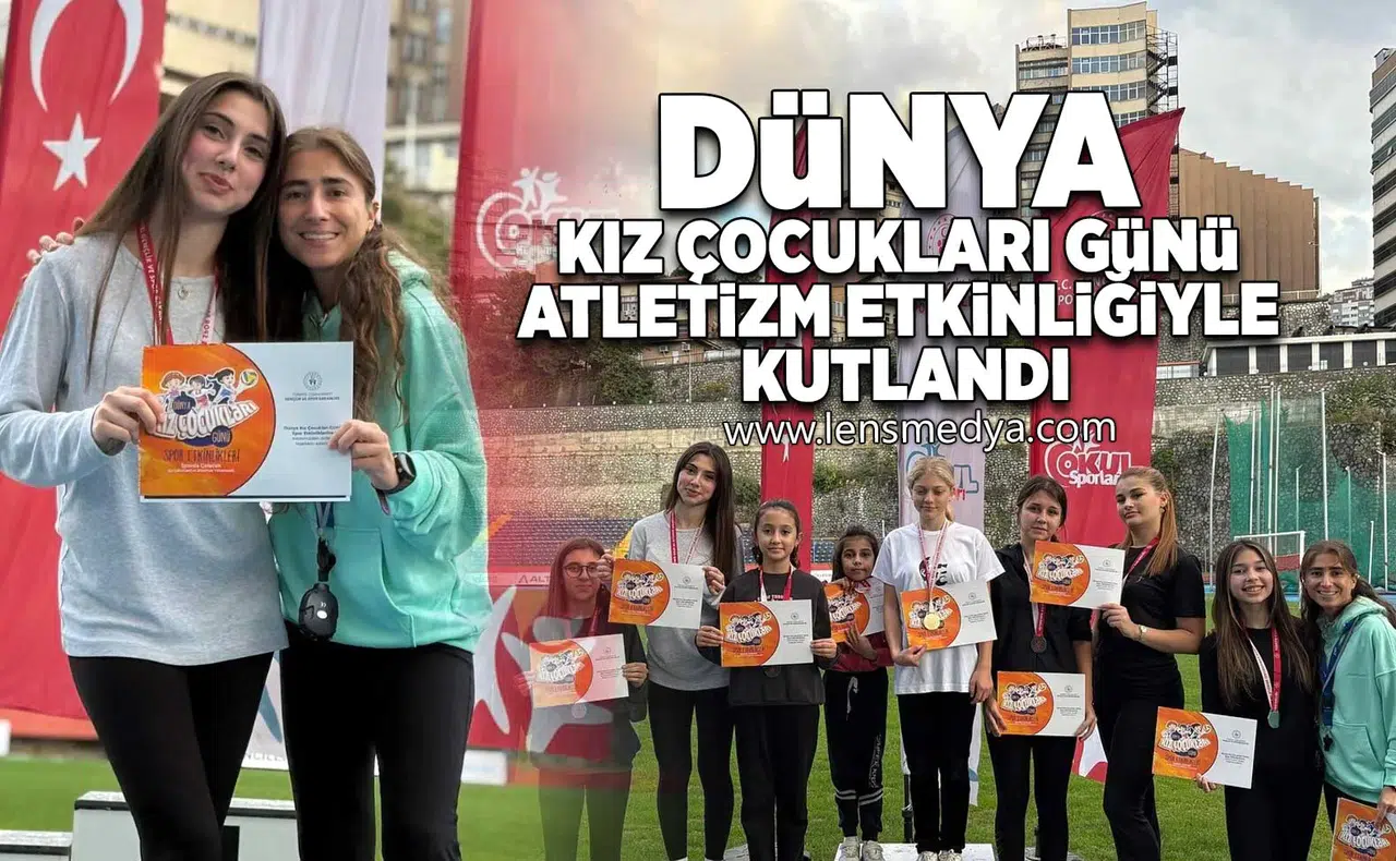 Dünya Kız Çocukları Günü atletizm etkinliği ile kutlandı