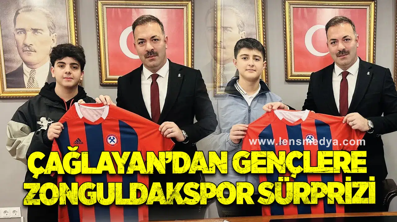 AK Parti İl Başkanı Mustafa Çağlayan’dan Gençlere Zonguldakspor Sürprizi