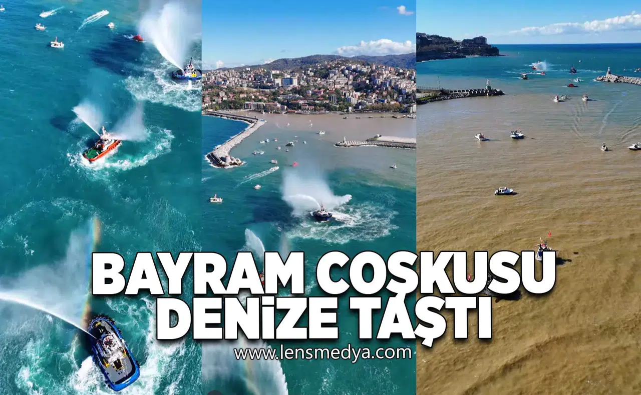 Bayram coşkusu denize taştı!