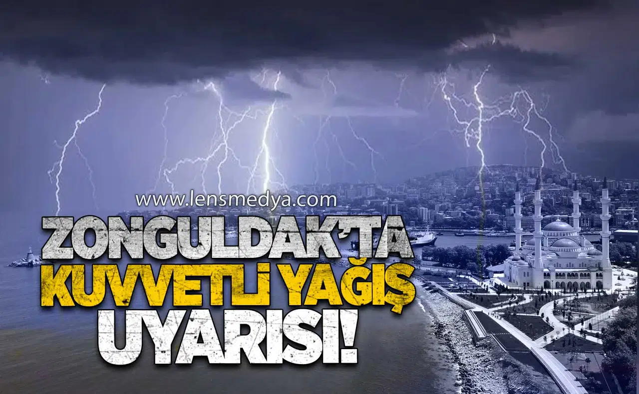 Zonguldak’ta Kuvvetli Yağış Uyarısı!