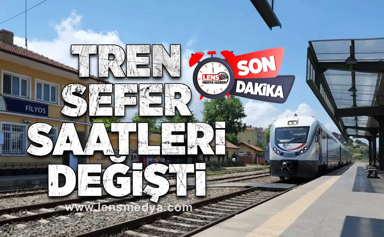Tren sefer saatleri değişti!