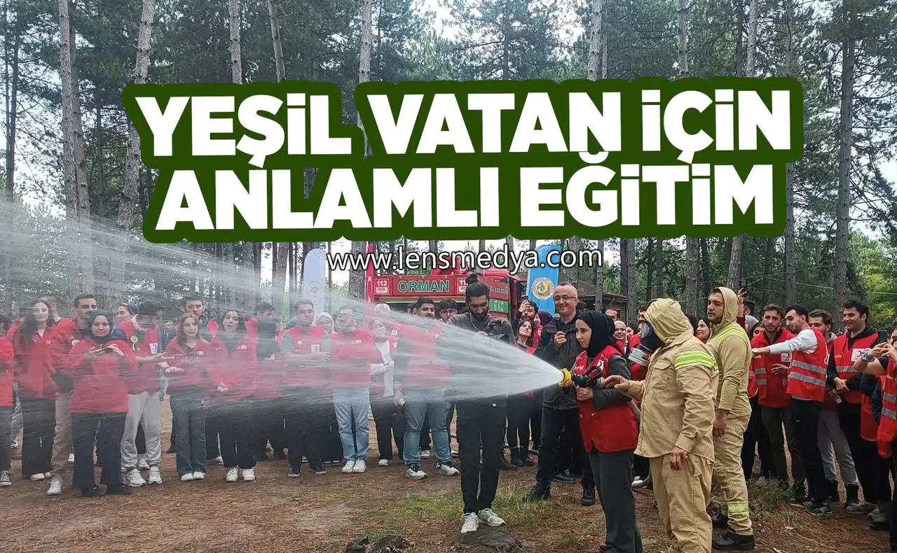 Yeşil vatan için anlamlı eğitim!