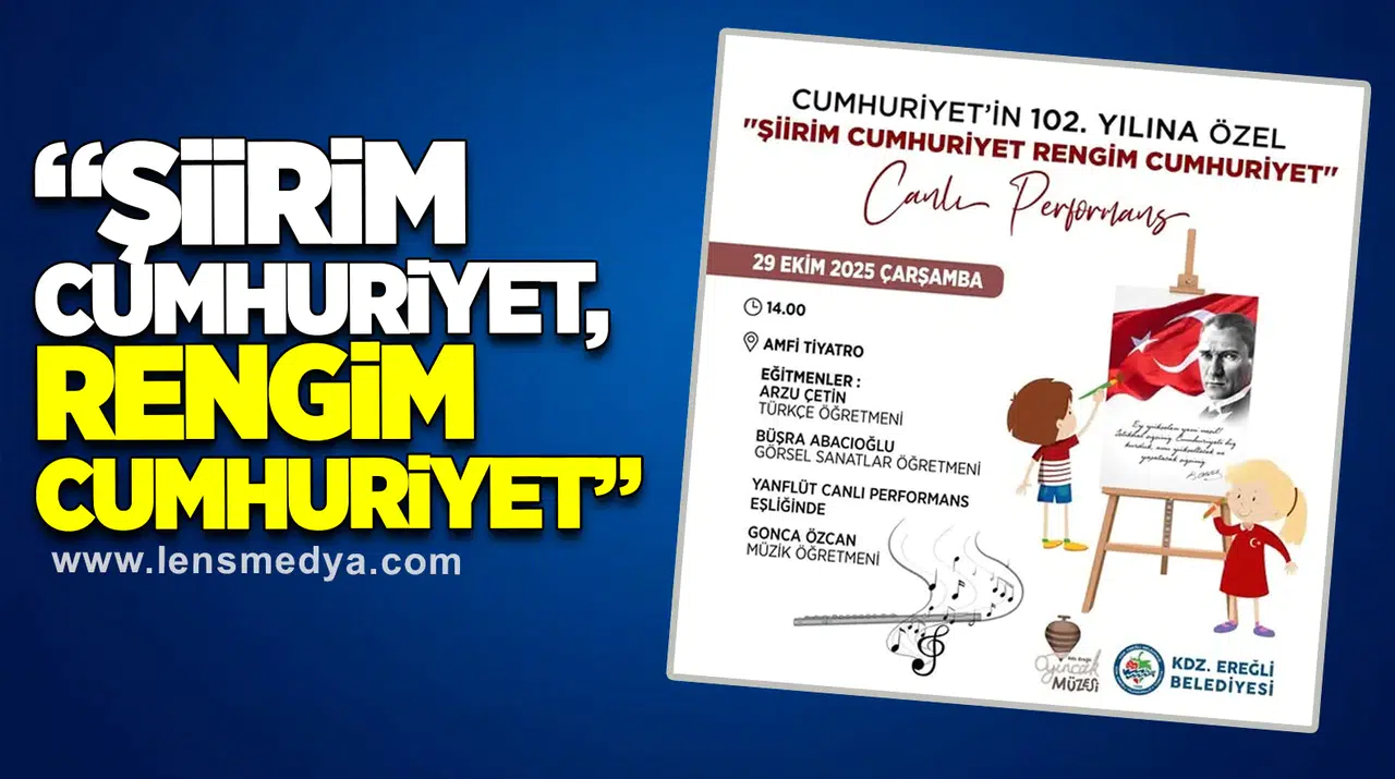 “Şiirim Cumhuriyet, Rengim Cumhuriyet”