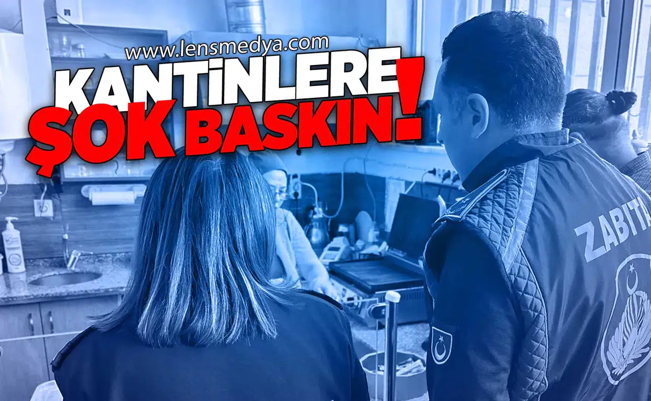 Zonguldak’ta Okul Kantinlerine Şok Baskın!