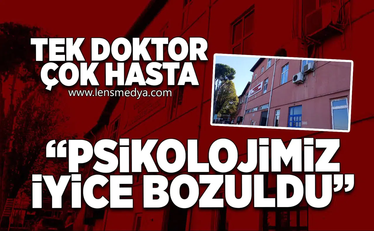 Tek doktor, çok hasta!