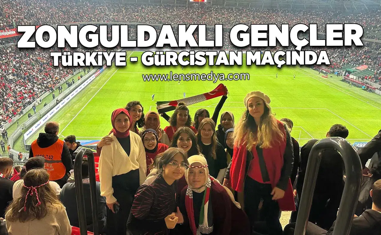 Zonguldaklı Gençler Milli Coşkuyu Tribünlerde Yaşadı