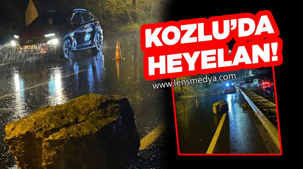 Kozlu'da heyelan!