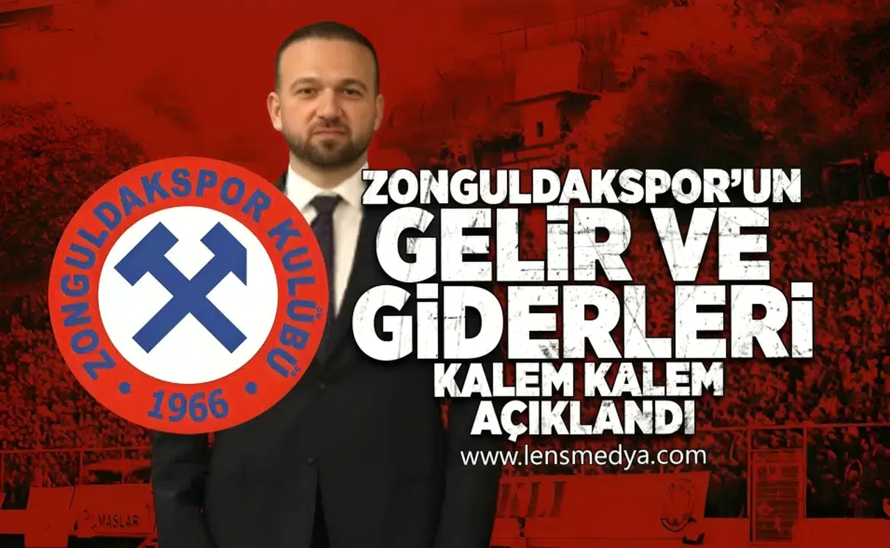 Zonguldakspor'un gelir ve giderleri kalem kalem açıklandı!