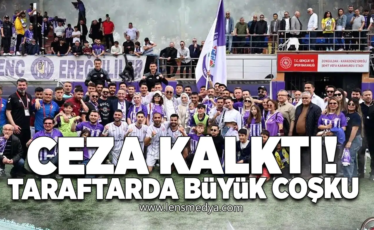 Ceza kalktı... Taraftarda büyük coşku!