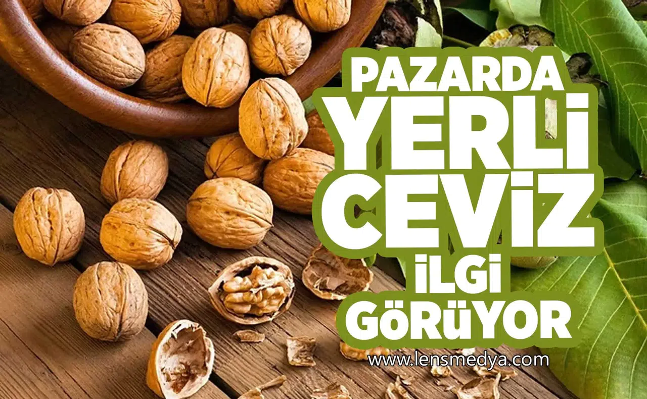 Pazarda yerli ceviz ilgi görüyor!