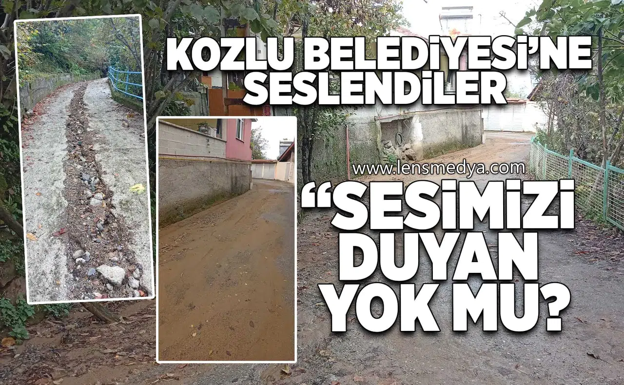 Kozlu Belediyesi'ne seslendiler: "Sesimizi duyan yok mu?"