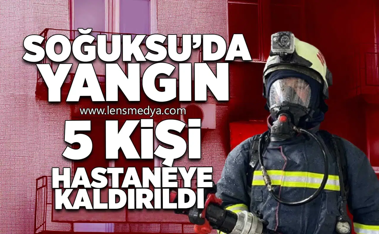 Soğuksu'da yangın! 5 kişi hastaneye kaldırıldı