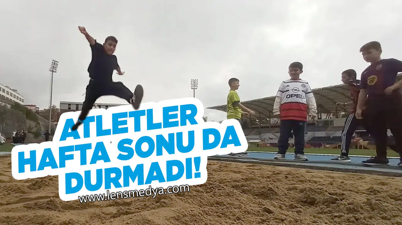 Zonguldak’ta Atletizm Antrenmanları Hız Kesmeden Devam Ediyor!