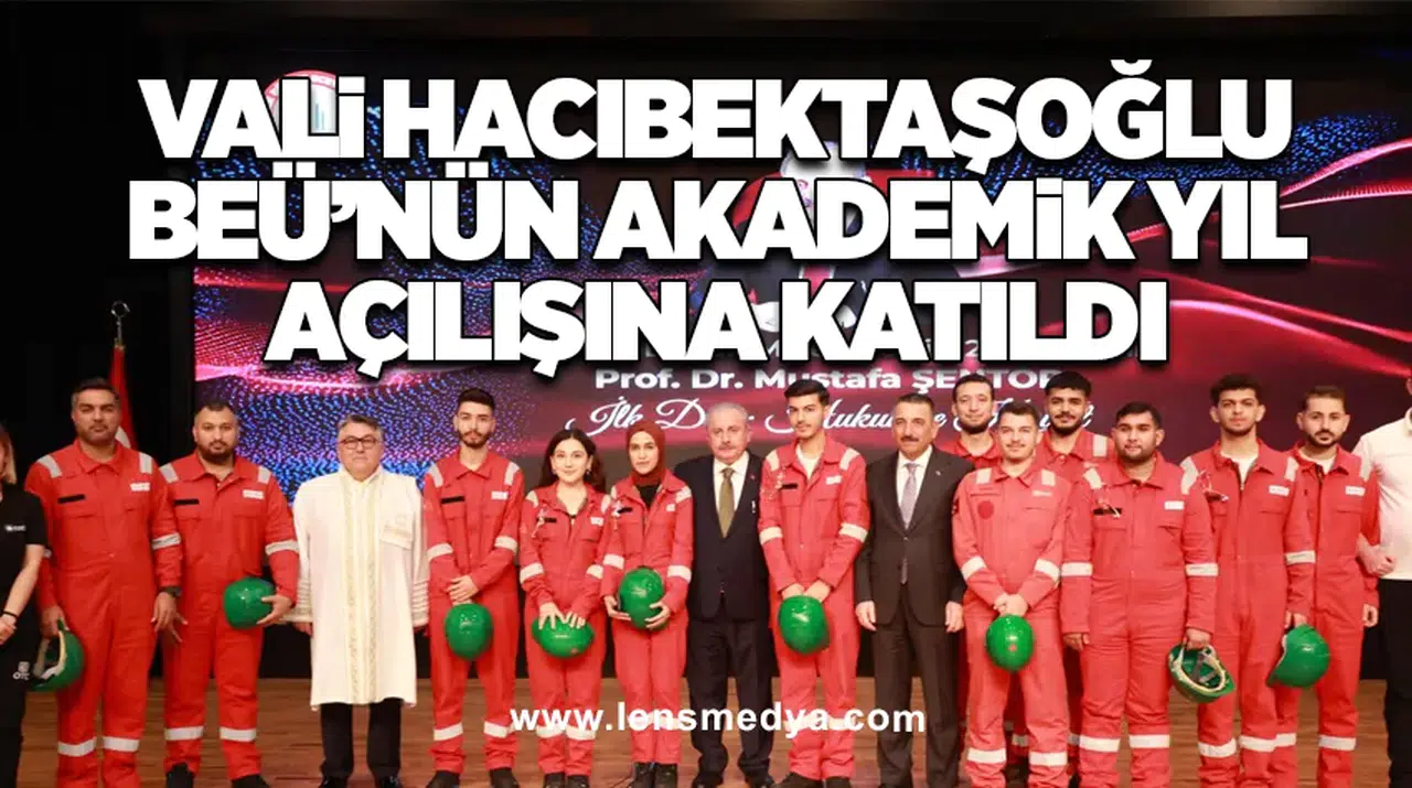 Vali Hacıbektaşoğlu BEÜ’nün akademik yıl açılışına katıldı