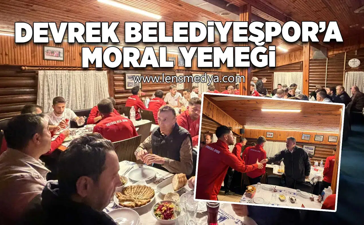 Devrek Belediyespor'a moral yemeği!