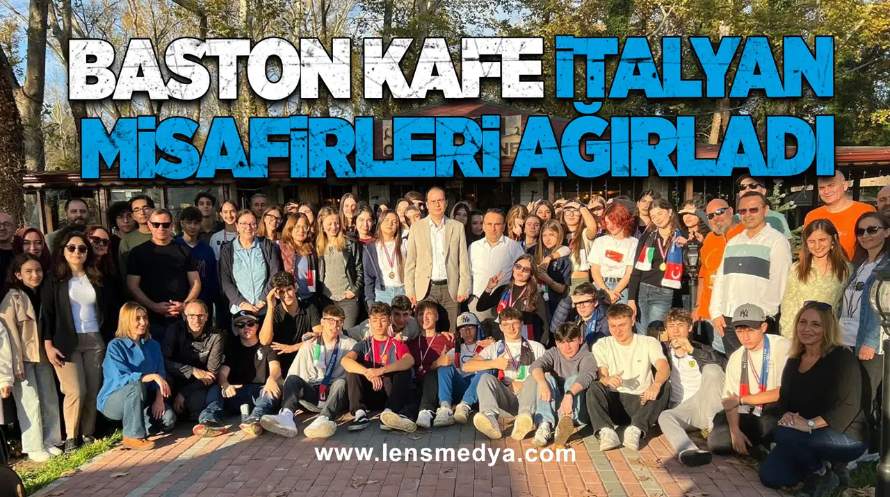 Baston Kafe İtalyan Misafirleri Ağırladı