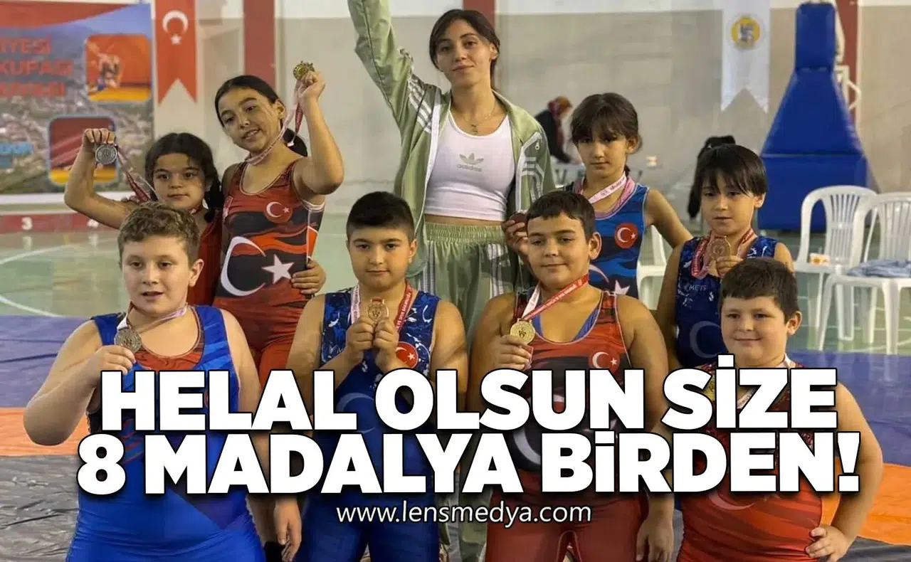 8 Madalya ile geri döndüler!
