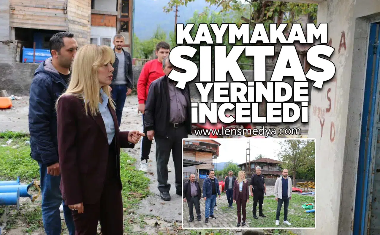 Kaymakam Ruveyda Kahraman Şıktaş Hacımusa Köyü’ndeki projeleri yerinde inceledi