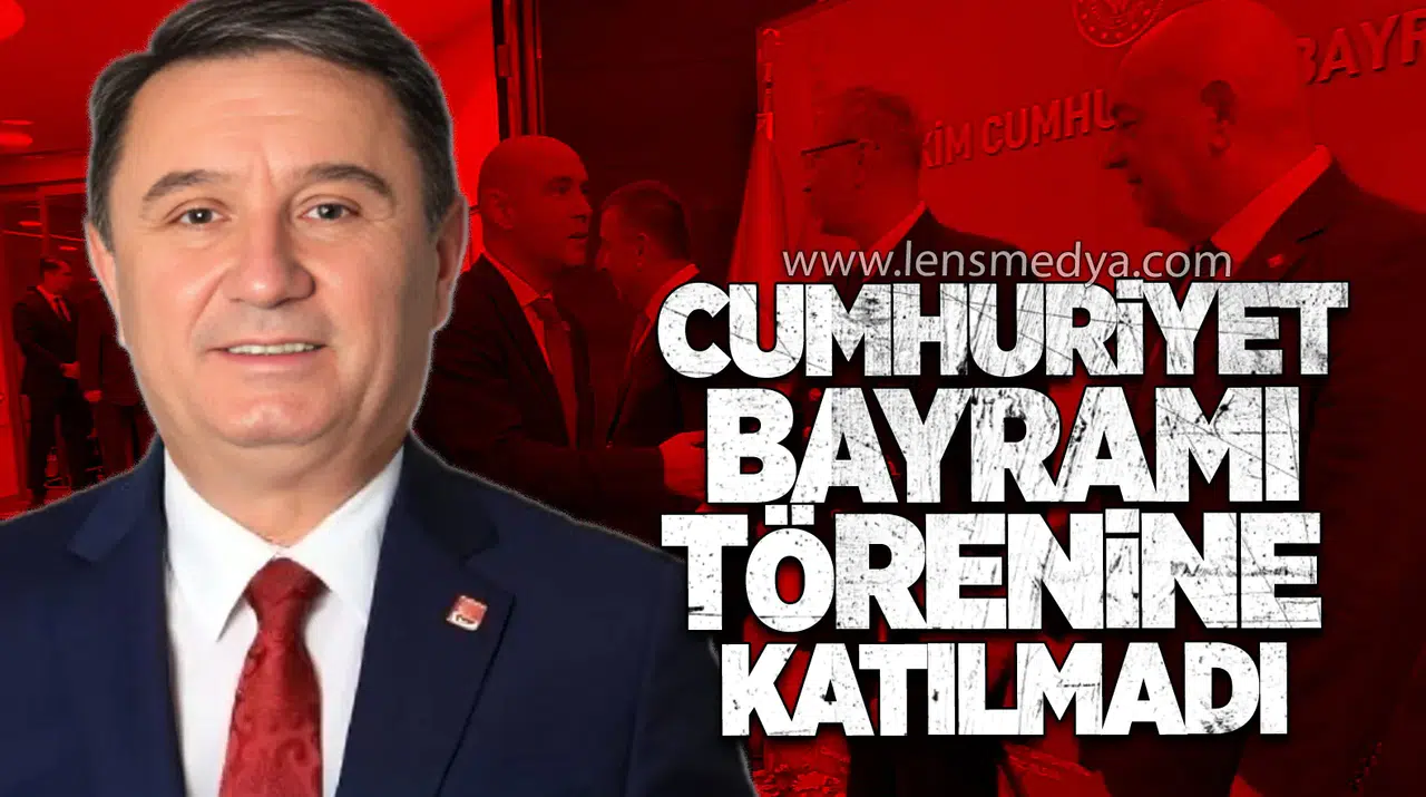 CUMHURİYET BAYRAMI TÖRENİNE KATILMADI