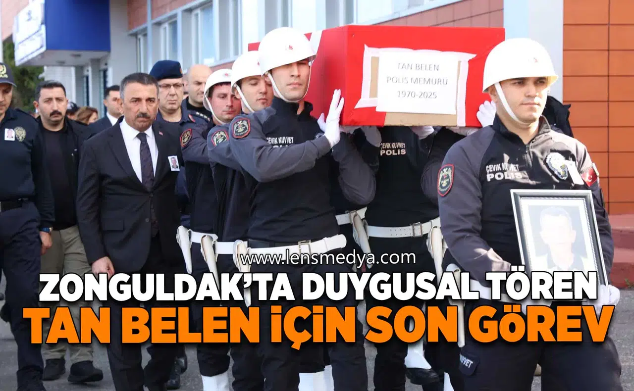 Zonguldak’ta  Duygusal Tören: Tan Belen İçin Son Görev...