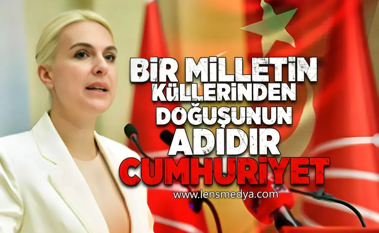 Bir milletin küllerinden doğuşunun adıdır Cumhuriyet
