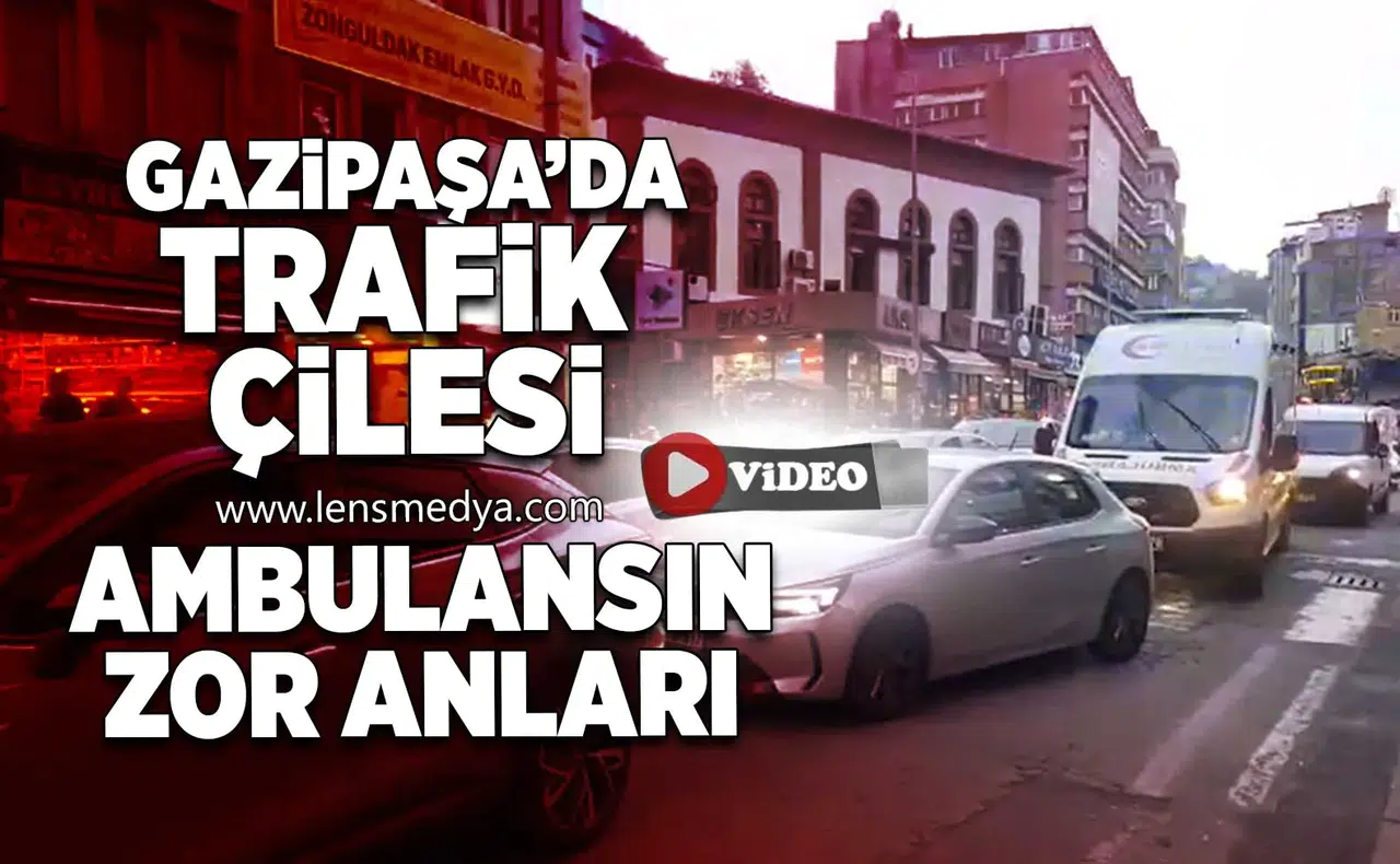 Gazipaşa'da trafik çilesi!