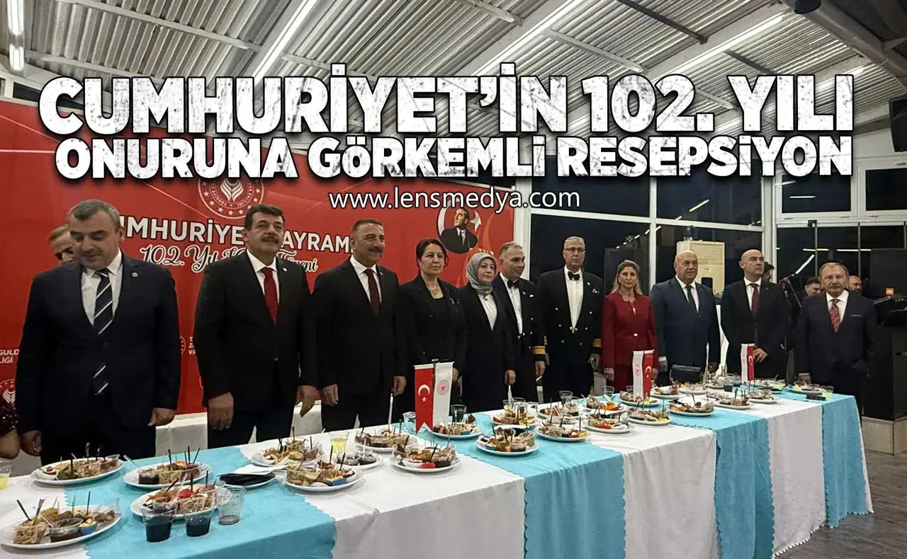 Cumhuriyet’in 102. yılı onuruna görkemli resepsiyon düzenlendi
