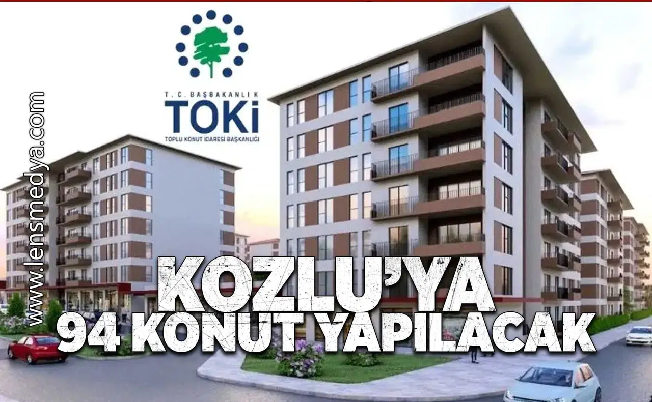 Kozlu'ya 94 konut yapılacak!