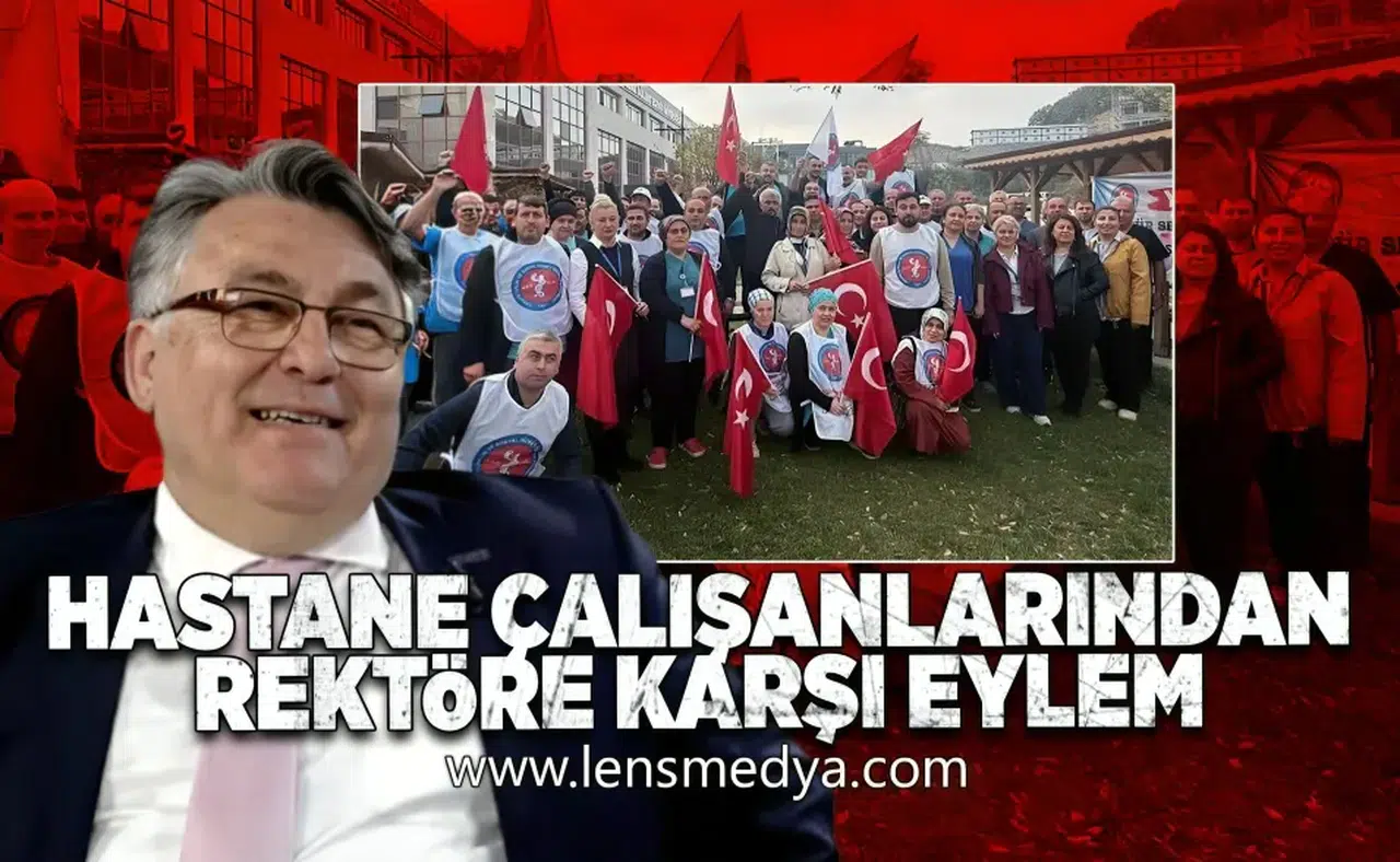 Hastane çalışanlarından eylem: Hakkımızı istiyoruz!
