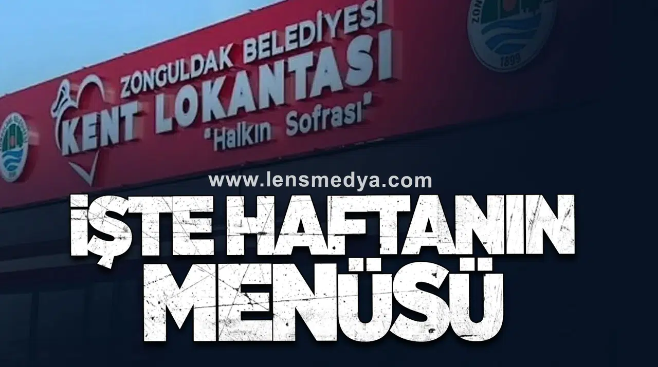 Zonguldak Belediyesi Kent Lokantası’nda Haftanın Menüsü Açıklandı