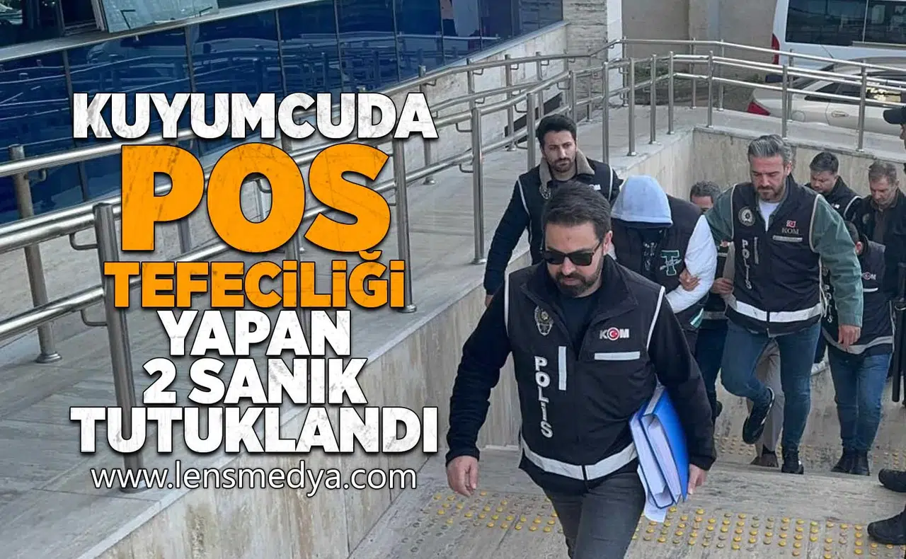 Kuyumcuda POS tefeciliği yapan 2 kişi tutuklandı