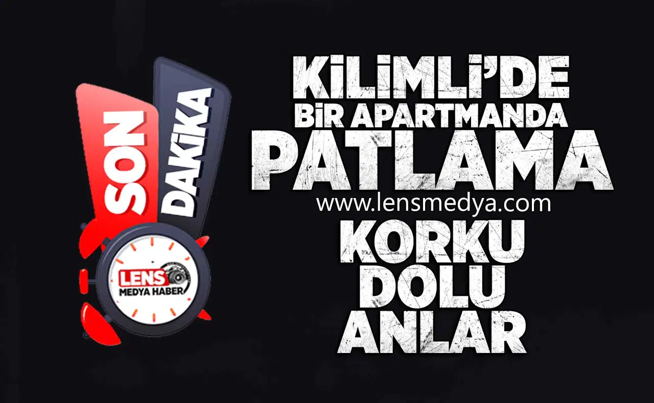 Kilimli'de bir apartmanda patlama!