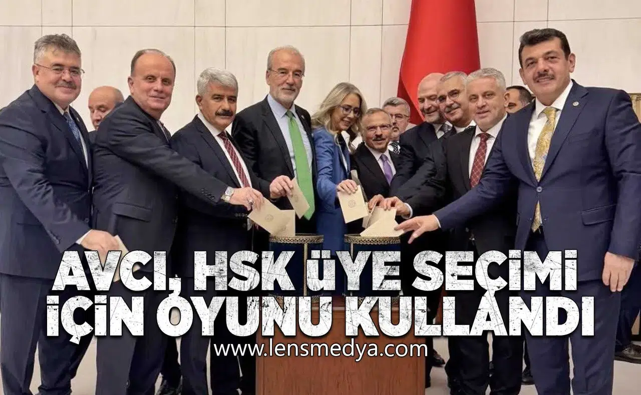 Avcı, HSK Üye Seçimi İçin Oyunu Kullandı