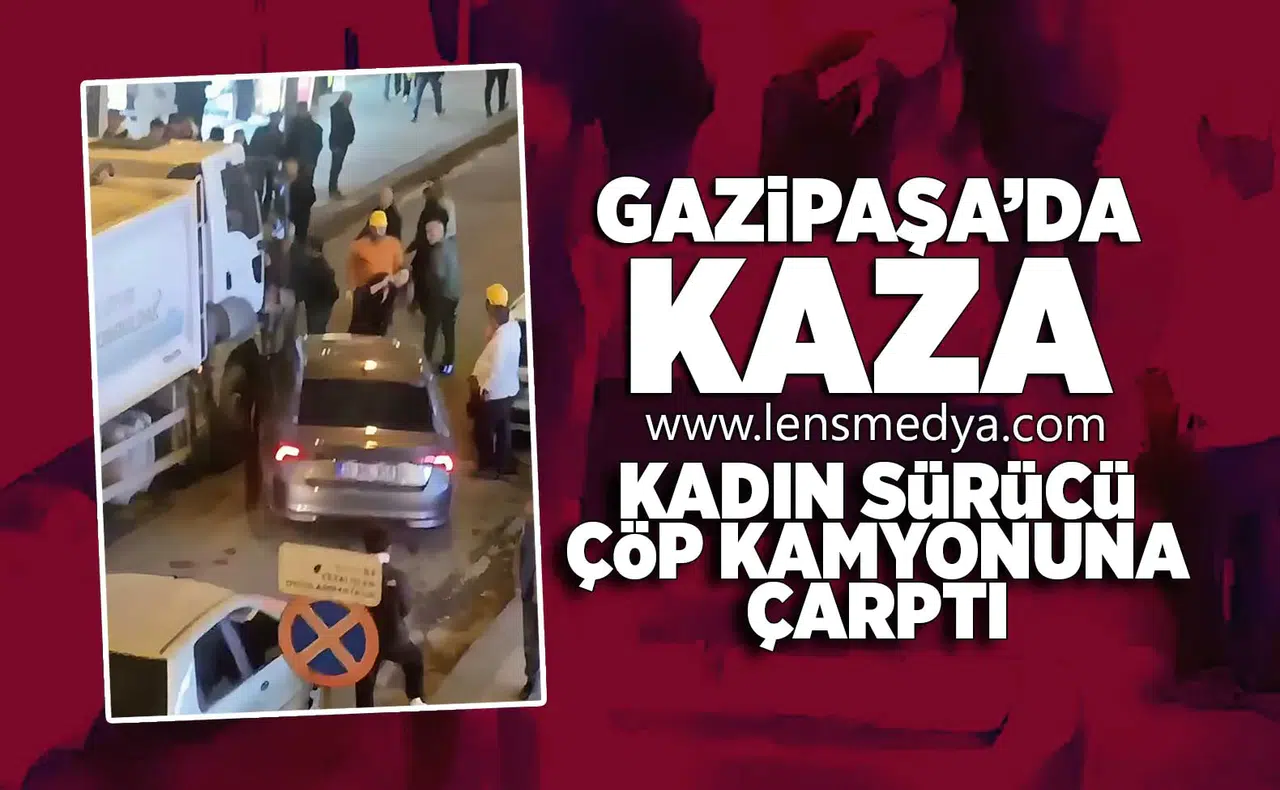 Gazipaşa'da kaza!