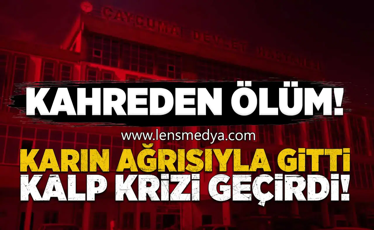 Karın Ağrısıyla Gitti, Kalp Krizi Geçirdi!