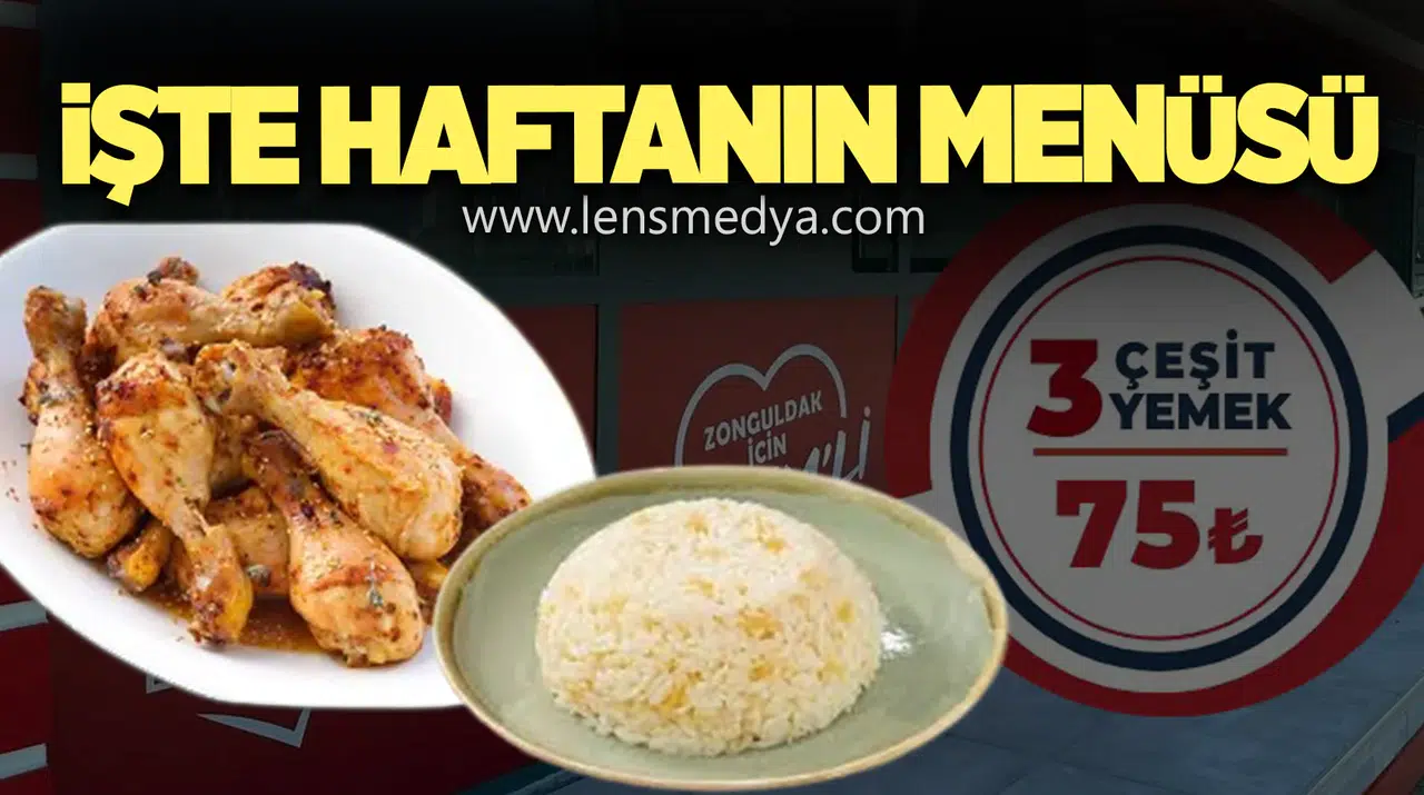 Kent Lokantası’nda Haftanın Menüsü Açıklandı