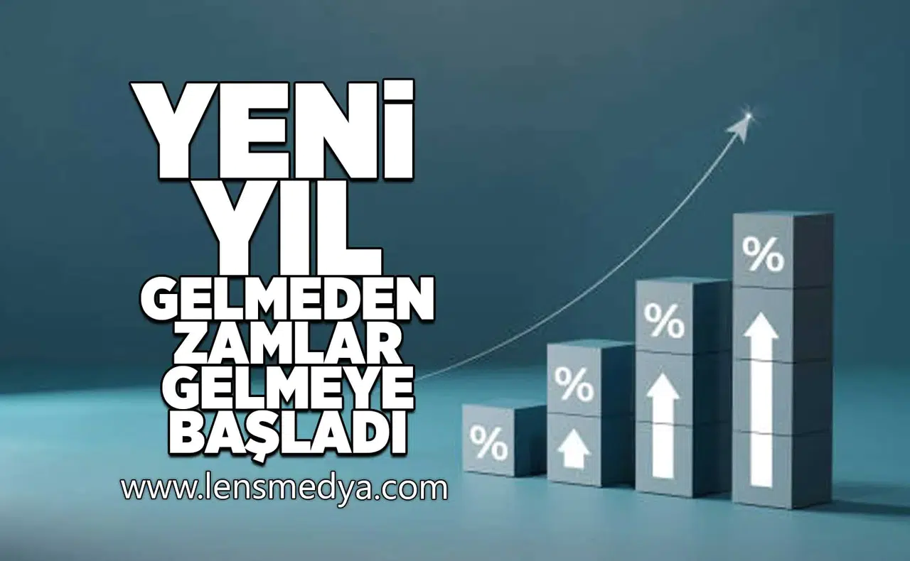 Yeni yıl gelmeden zamlar gelmeye başladı!