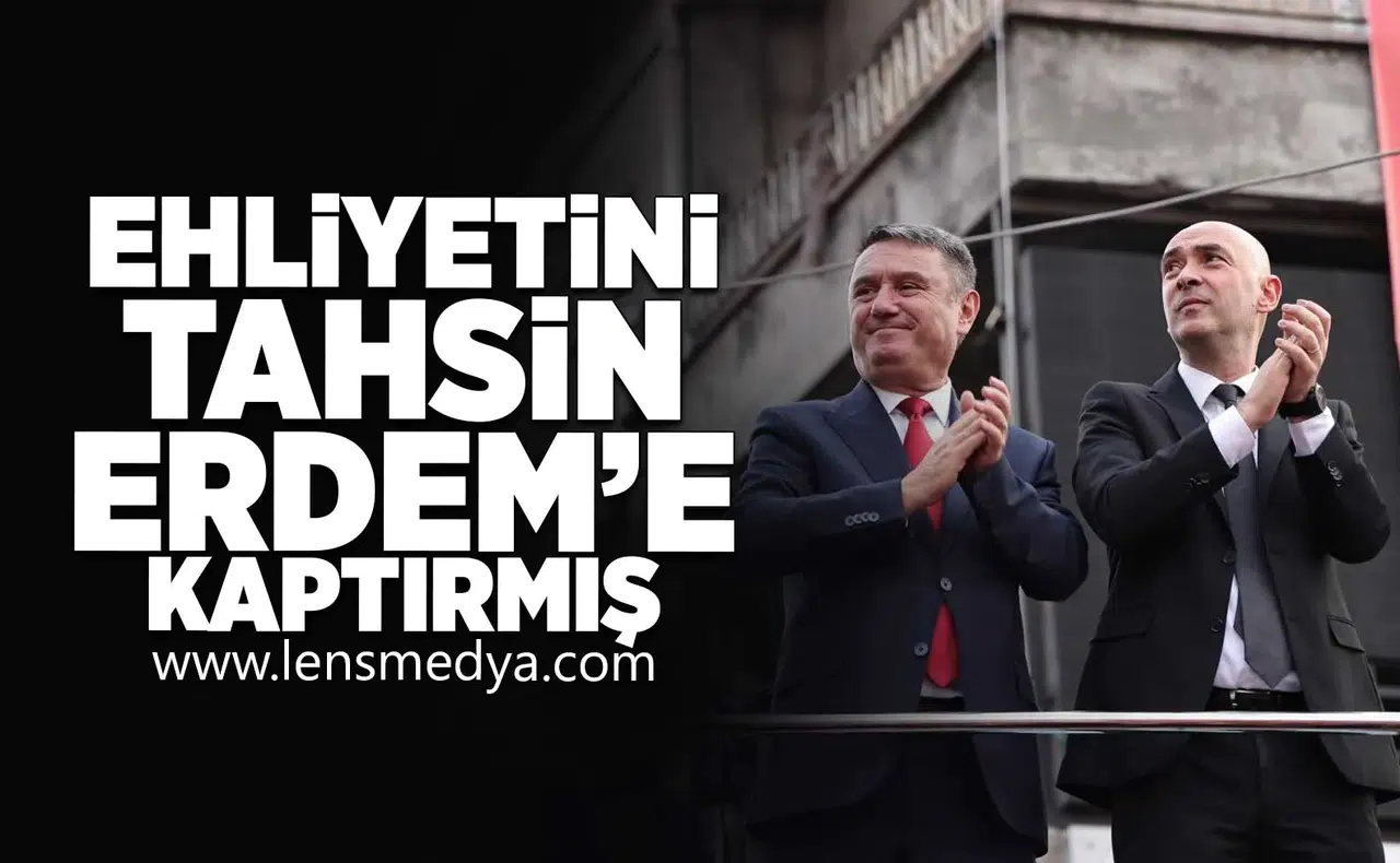 Ehliyetini Tahsin Erdem'e kaptırmış!