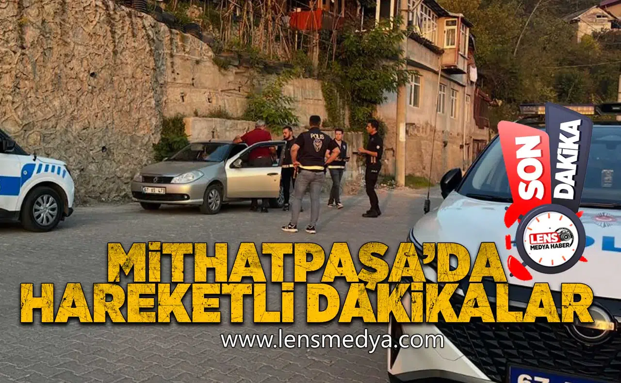 Mithatpaşa'da hareketli dakikalar!