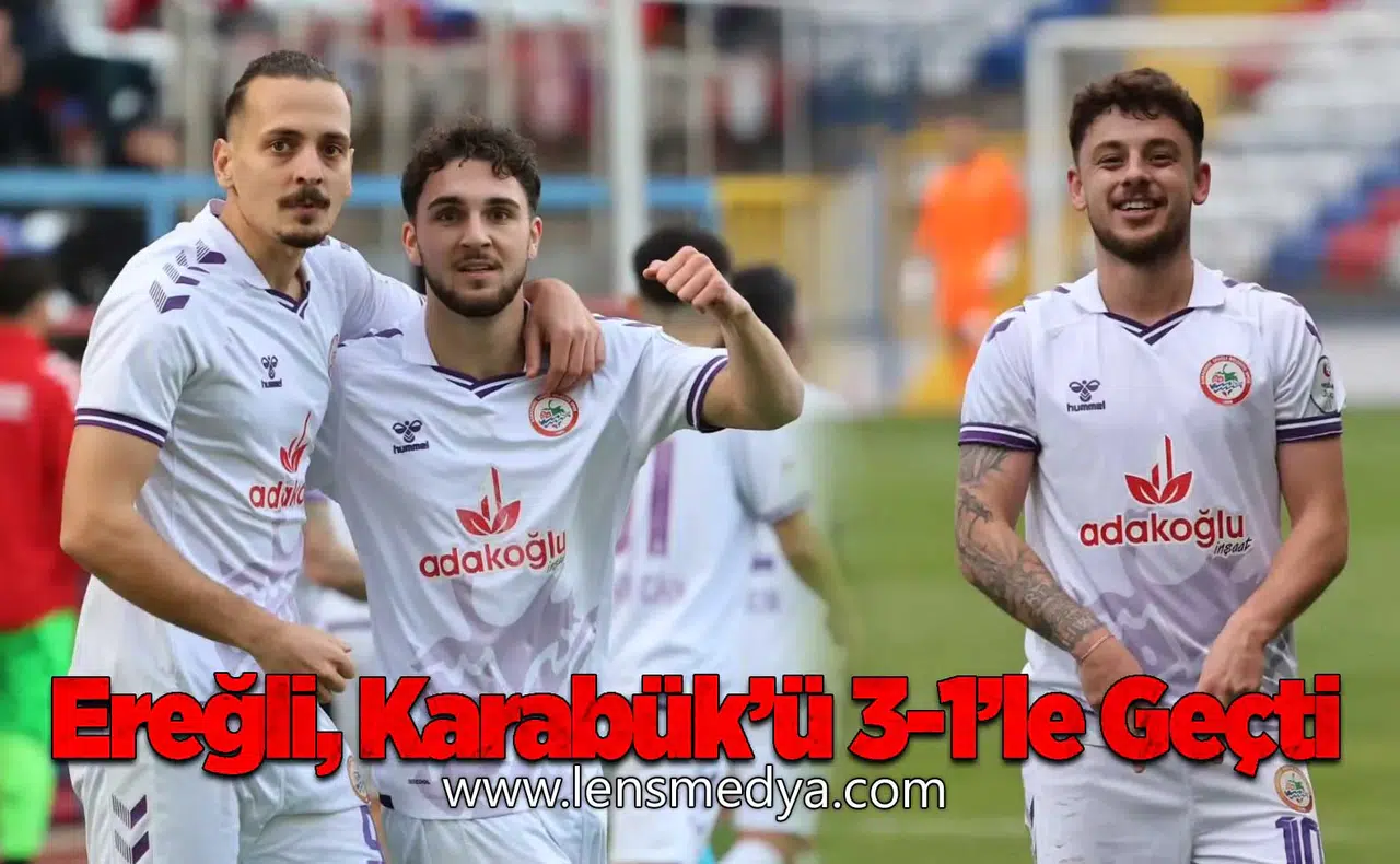 Kdz. Ereğli, Karabük’ü 3-1’le Geçti