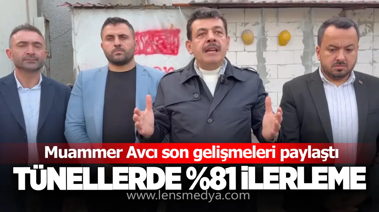 Tünellerde İlerleme Hızlandı: Çalışmalar Yüzde 81’e Ulaştı